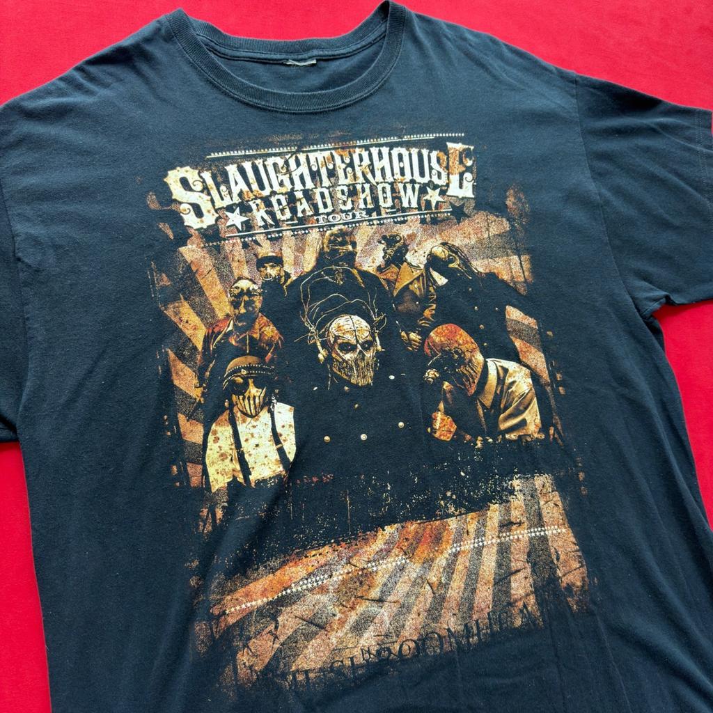 Mushroomhead Slaughterhouse Roadshow Tour Shirt Mens Black Graphic Tee XL