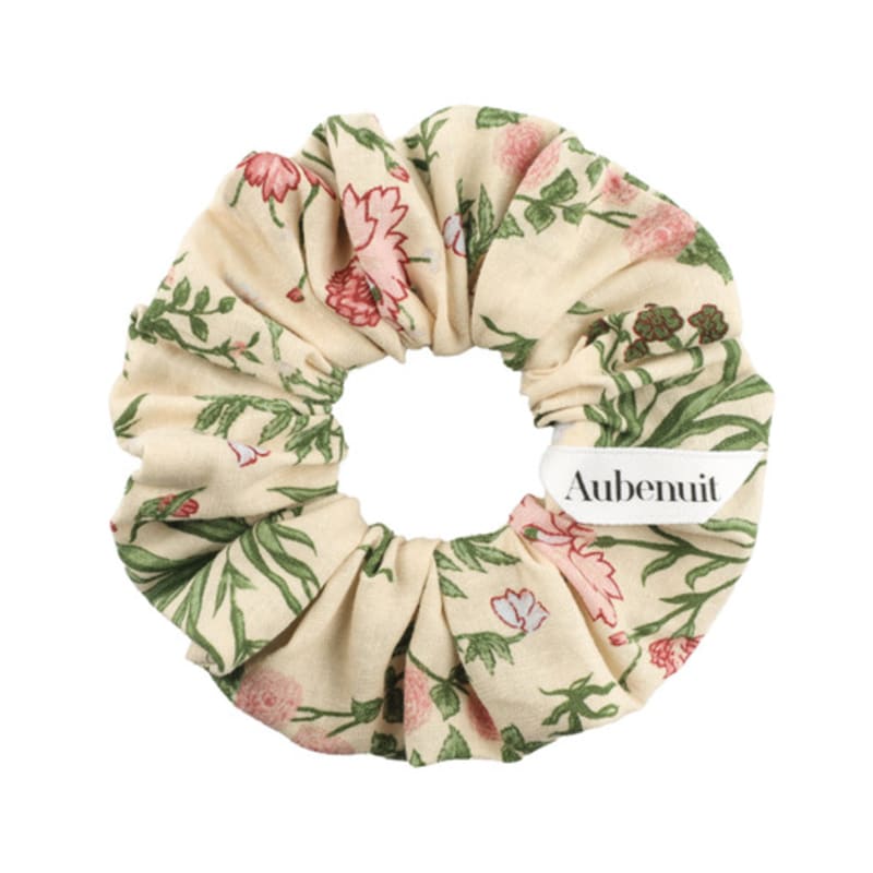

Aube nuit floral series hair scrunchie floral beige M M