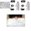 Star Wars Leia Organa Solo Cosplay Kostým Bílé Šaty Oblečení Pro Dospělé Halloween