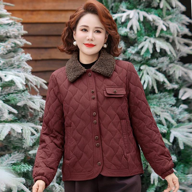 Autumn and winter new short cotton-padded jacket women's warm cotton-padded jacket women
