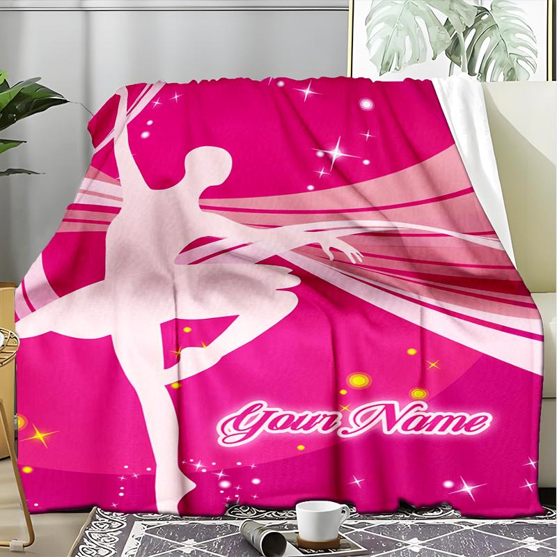 1PC Custom Name Dreams Stars outdooor Flannel blankets Patterns Throw Blanket All-Season Soft Gift for Couch, Bed, Camping gifts