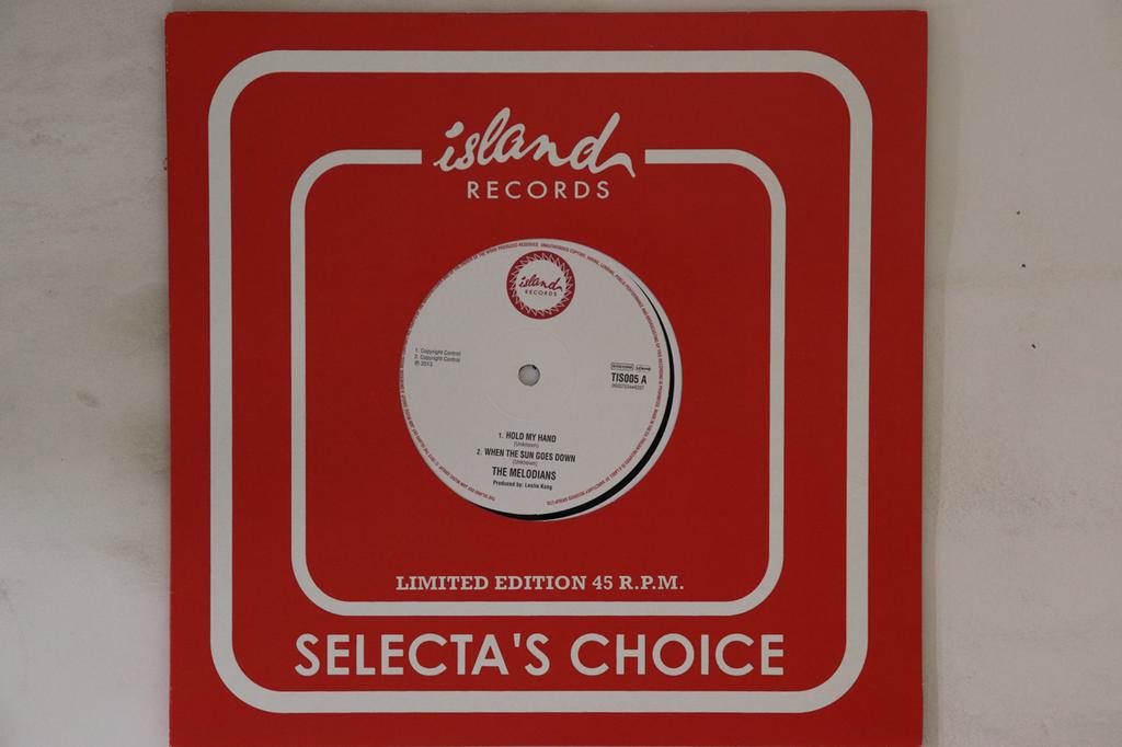 10inch Record MELODIANS  Island Records Selectas Choice E. TIS005 Island Records 2013 UK Reggae Ska  Dub Used