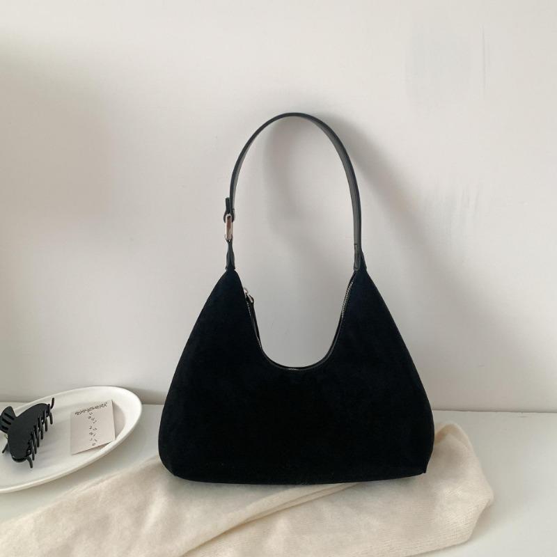 Retro Suede Bag Versatile Autumn and Winter New Niche Armpit Bag High-end Fashion Women's Shoulder Bag Women