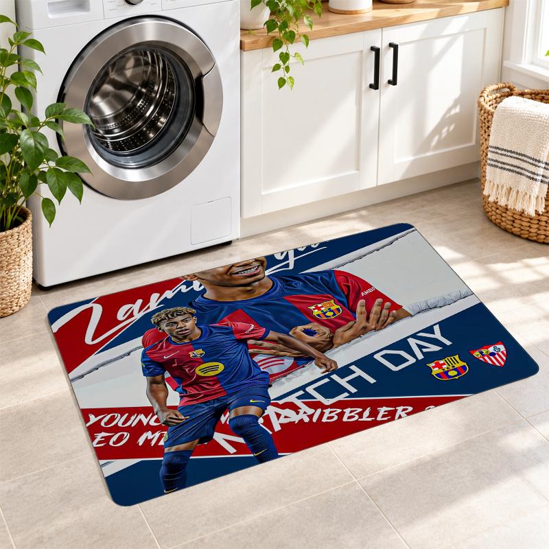 Flannel Kitchen Mat Lamine Yamal Soft Area Rug Non Slip Floor Carpet Home Decoration