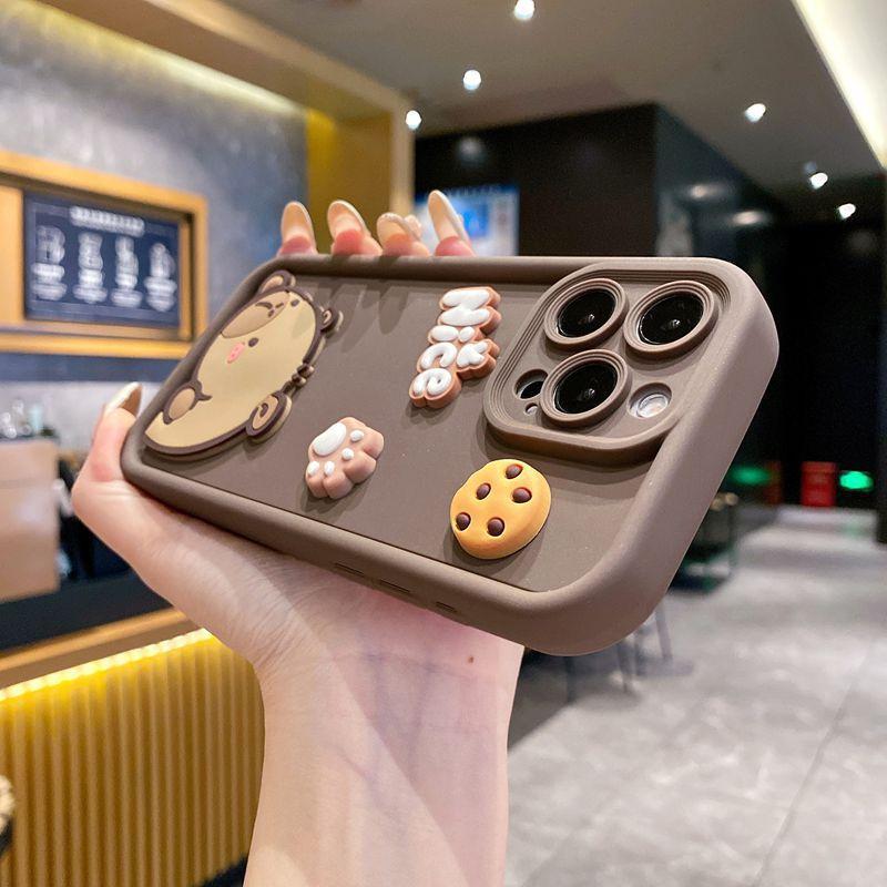 Applicable to Samsung S25 mobile phone case A24 cute Kapibara S23 S24FE personalized three-dimensional cartoon