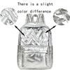 Unique Stylish Quilted Backpack for Women Lightweight Adjustable Strap Multi-color Commute Casual Bag