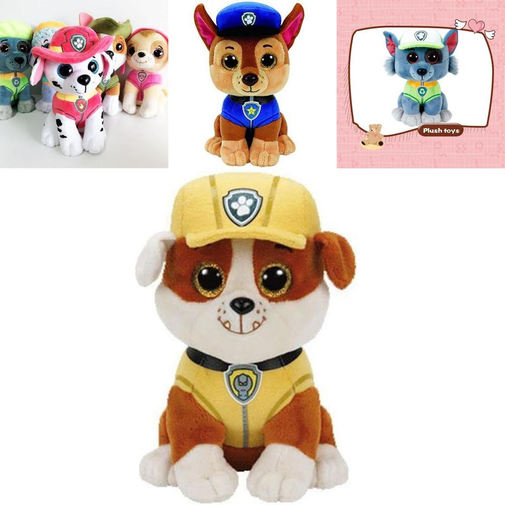 Adorable Paw Patrol Dog Plush Toy Featuring Beloved Characters Marshall Rubble Chase Rocky