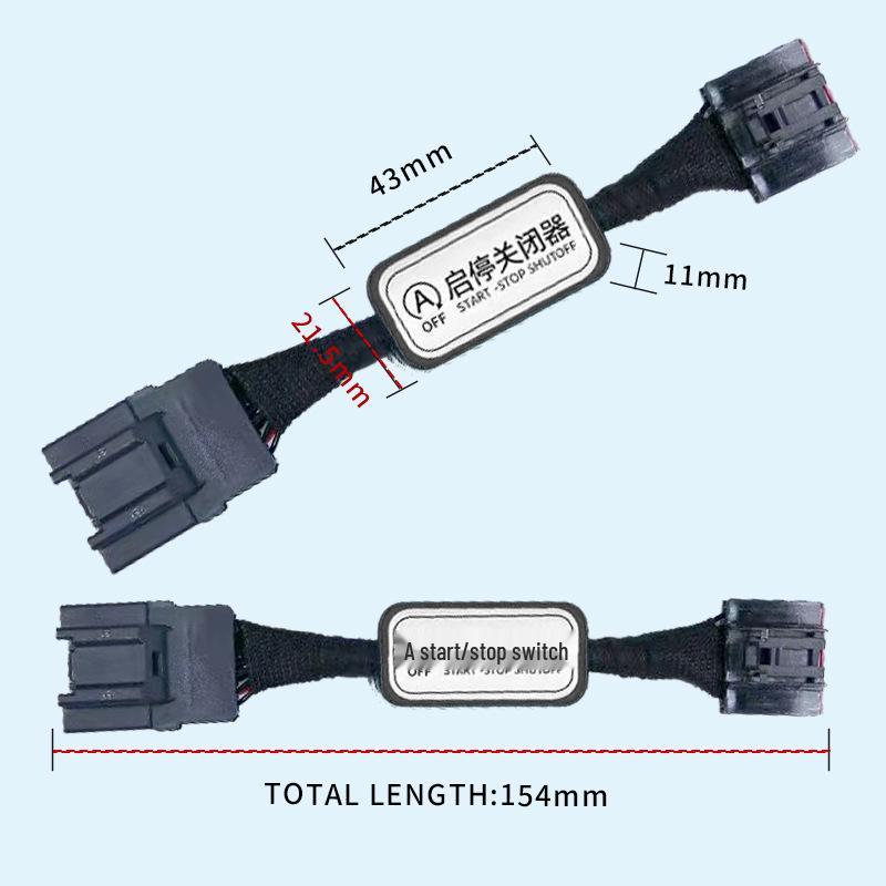 Ford Edge & Galaxy S-Max Start-Stop Eliminator with Rocker Switch