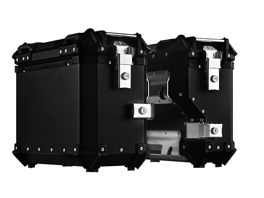 Motorcycle Aluminum Alloy Waterproof Side Box - 28L/35L, Anti-Collision, Universal Fit, Multi-Color Storage for Travel.