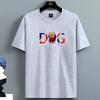 High Quality Creativity Dog Printed Mens T Shirts Summer 100%Cotton T-Shirt Casual O-Neck Cloth