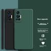 Phone Case for Vivo X70 Pro, Vivo X70 Pro Protective Cover, Full Lens Protection Upgraded Frosted Anti-Drop Slim Silicone Soft Case - Midnight Black