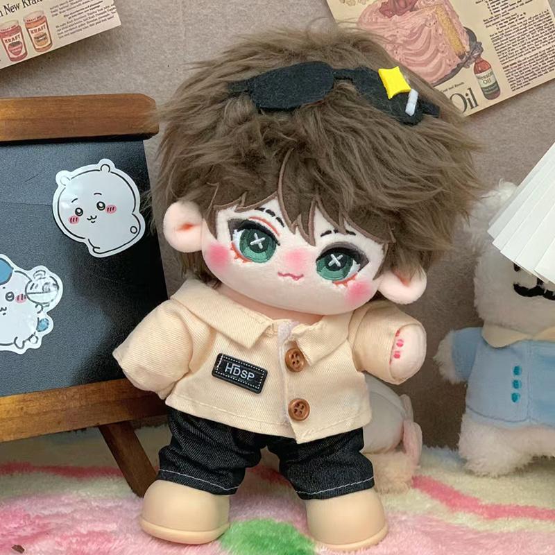 20cm Kawaii Anime Game Clothed Cotton Doll Cosplay Soft DIY Plush Doll Can Change Clothes Cute Birthday Gift for Kids