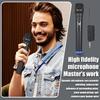 Wireless Microphone 2 Channels VHF Fixed Frequency Handheld Mic Micphone For Party Karaoke Professional Church Show Meeting