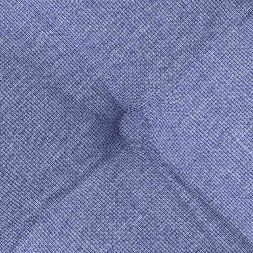 Seat Cushions 4 Pcs Denim Blue 40 X 40 X 6 Cm Fabric