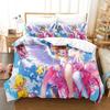 3D Cardcaptor Sakura Bettwäsche-Set Bedrucktes Bettwäsche-Set Mit Kissenbezug Bettbezug Weich Einzel Doppel Queen King Size Heimtextilien