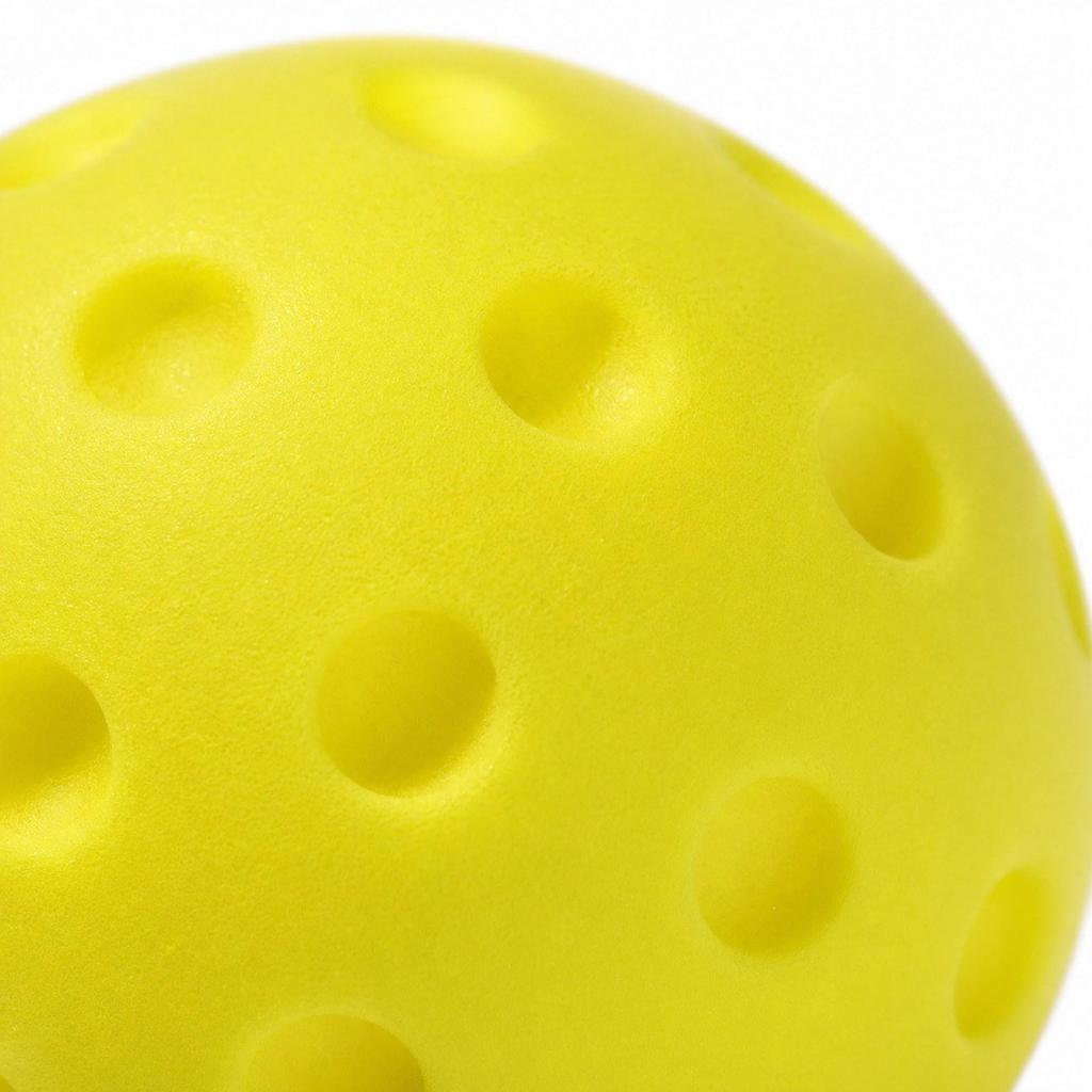 3Pcs Foam Pickleball Balls Sturdy Professional Home Soft Noise Reducing 74mm