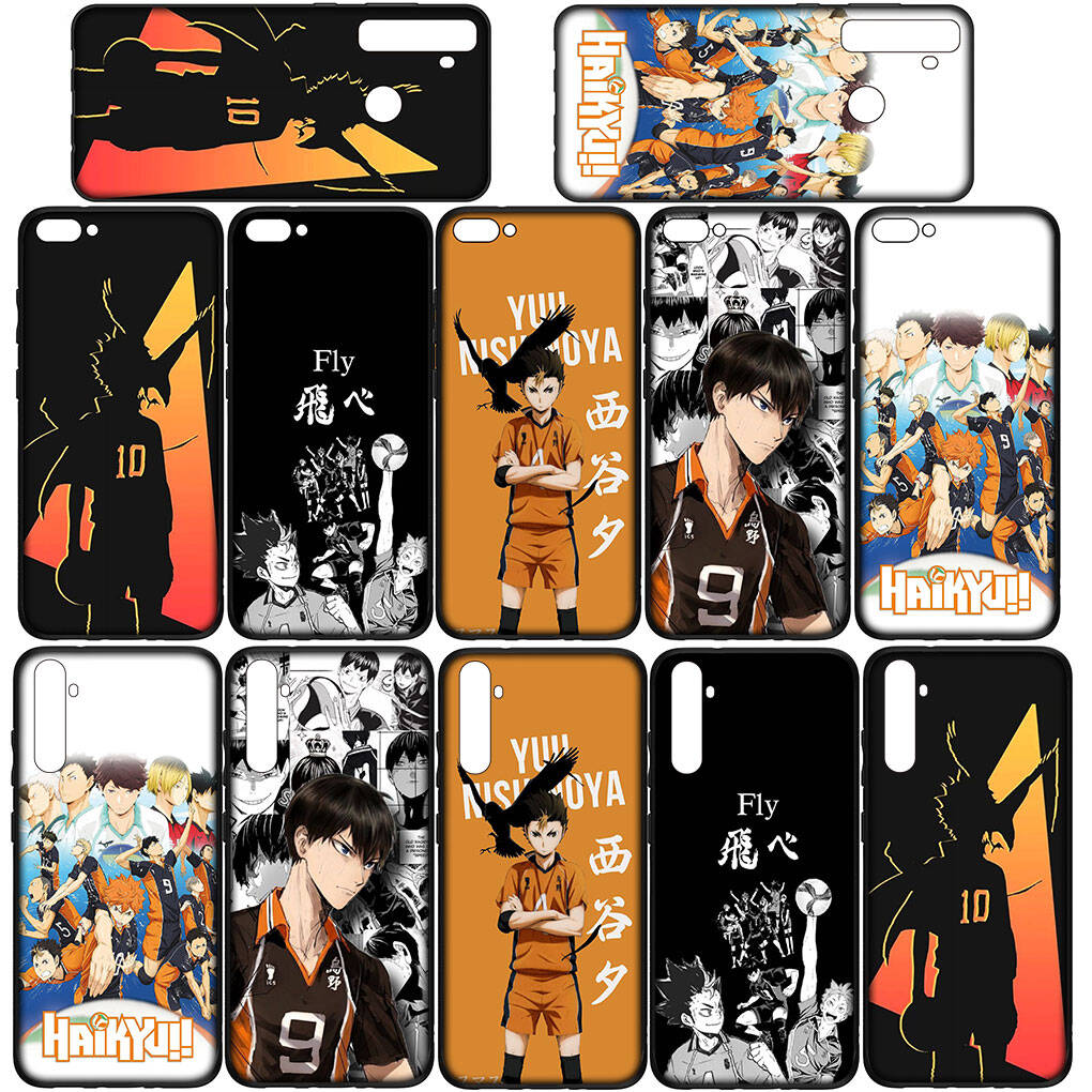 Phone Case for iPhone 17 16 15 Plus XR Huawei P30 P20 Lite Redmi Note 14 12 11 13 Pro Max OPPO A60 A80 A40 A18 A38 Shoyo Hinata Haikyuu Karasuno Cover