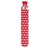 Hot Water Bottle Soft Rubber Knitting Sleeve Hot Water Bag for Warming Shoulders Neck Waist Red 2L