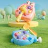 Kids Mole Tapping Toy with Hammer Cartoon Shark Rabbit Push Button Game Console Toddlers Boys Girls Educational Push Button Toy