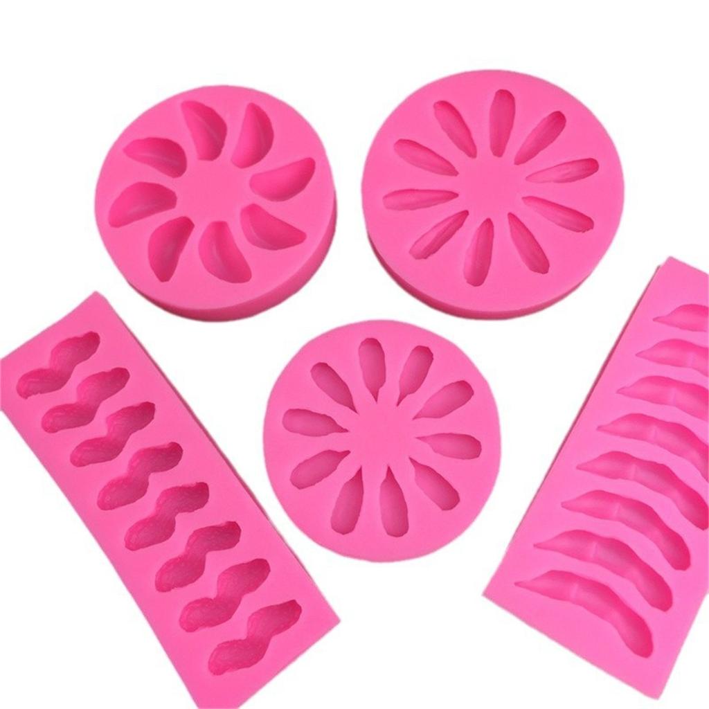 Melon Seed Peanut Silicone Molds Making Fondant Cake Molds Decorating Baking Tool for Making Chocolate Fondant Dessert