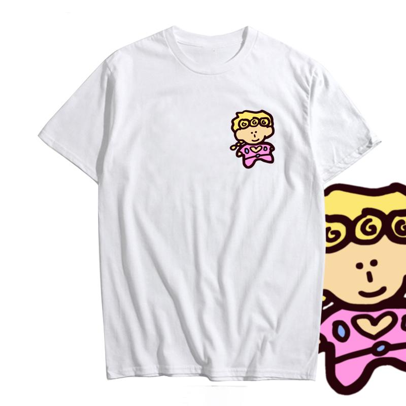 Anime JoJo Cute Character Print Short-Sleeved T-shirt Cotton Summer Men's And Women's Casual Fashion Sports Oversized Tshirt