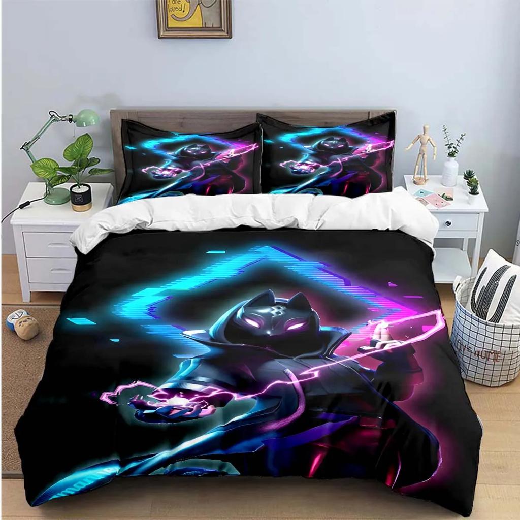 3D Fashion Game Cartoon Character Print Bedding Sets Bed Supplies Set Duvet Cover Bed Comforter Set Bedding Set Gift