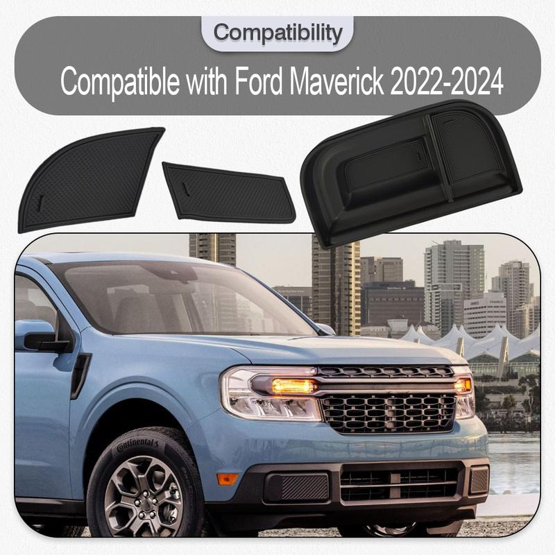 Center Console Dashboard Storage Tray Organizer For Ford Maverick   2024 interior Organizer Car Accessories