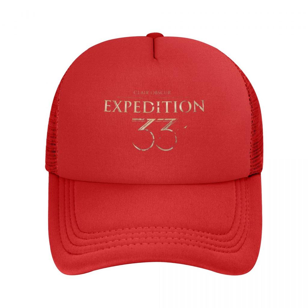 Baseball Caps Clair Obscur Expedition 33 Video Game Mesh Hats Peaked Summer Adult Hats