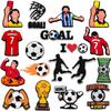 Football Crocs Charms - Soft PVC Shoe Decorations & Accessories