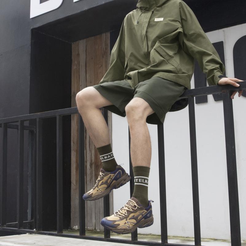 Mizuno WLTR30 X Natural Hotel X Adventure Low 'Caramel Brown' Sneakers D1GH231402