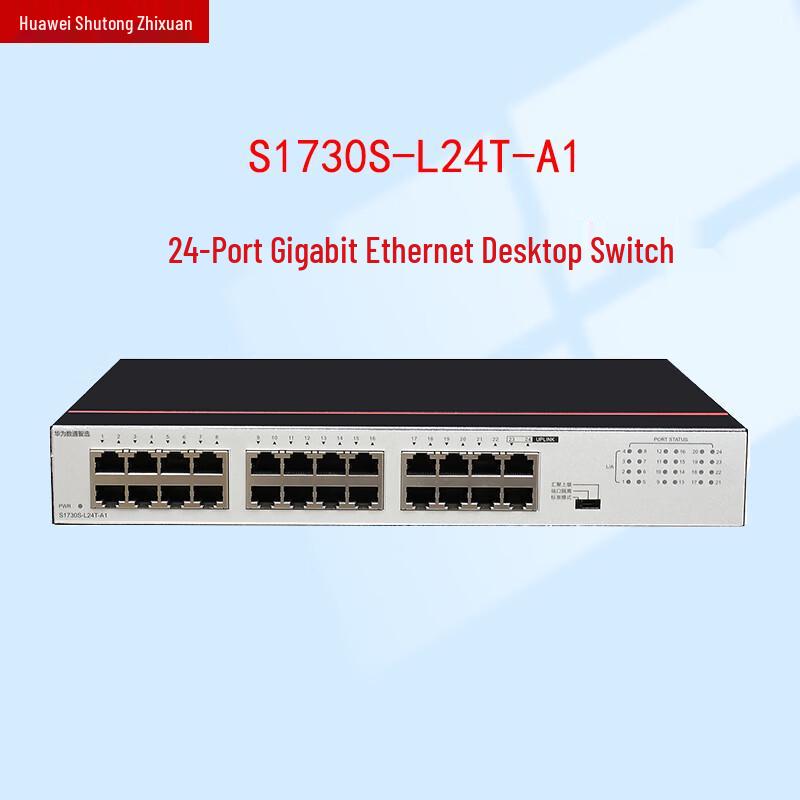 

Huawei S1730S-L24T-A1 Full Gigabit 24-Port Unmanaged Switch