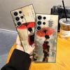 Kreskówkowy Retro Etui Dziewczyna dla Samsung Galaxy S26 Ultra S23 Note 20 8 9 10 S21 FE S20 Ultra S10 S9 S24 S25 Plus Etui Pokrowiec Telefonu