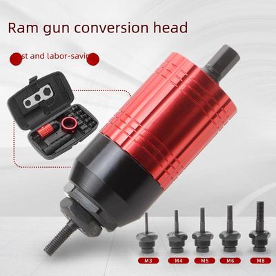 Manual/Automatic Nut Gun Tool: Electric Pneumatic Rivet and Aluminum Nail Conversion Head