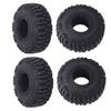 4 Pcs RC Wheel Tire with Hub Plastic Enhanced Handling High Simulation RC Crawler Tire for Axial SCX