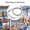 Type K Thermocouple 1/8 NPT K Type Thermocouple Exhaust Probe Temperature Sensor Glass Fiber Insulation Stainless Steel