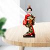 Boneca Geisha Japonesa de 11 Polegadas 27cm Figura Asiática com Kimono Decoração Presente
