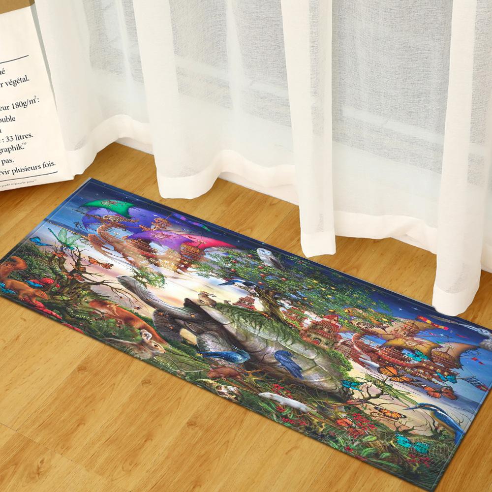 Scenic Sand Wardrobe Shoe Cabinet Long Floor Mat