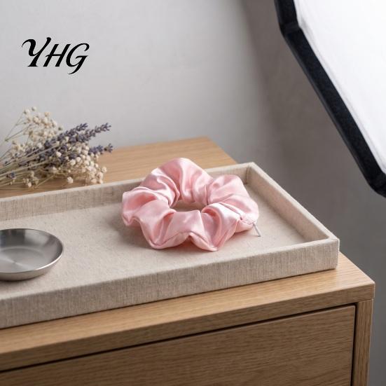 Convenient Hair Scrunchies for Gym Pocket Ties with Hidden Zipper Women, Elastic Tie Storage Headphones Small Items Keys And Coins, Satin Accessories