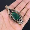 Malachite Pendant, 999 Copper Wire Wrapped Pendant Jewelry. Gift For Women Handmade Pendant Gemstone Jewelry