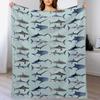 Copia De Sharks Throw Blanket Men's Soft Warm Throw Blanket for Couch