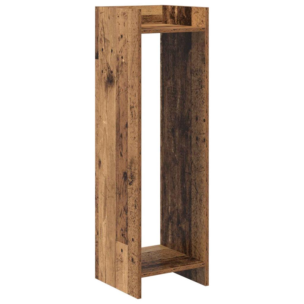 Plant Stand Reclaimed Wood 30 x 30 x 100 cm Wood Based Material