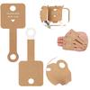 50 Stück/Los Halsketten-Display Schlüsselanhänger-Halter Ohrring-Karten Karton Haarspangen Armband-Organizer Für Schmuckverpackung Herstellung