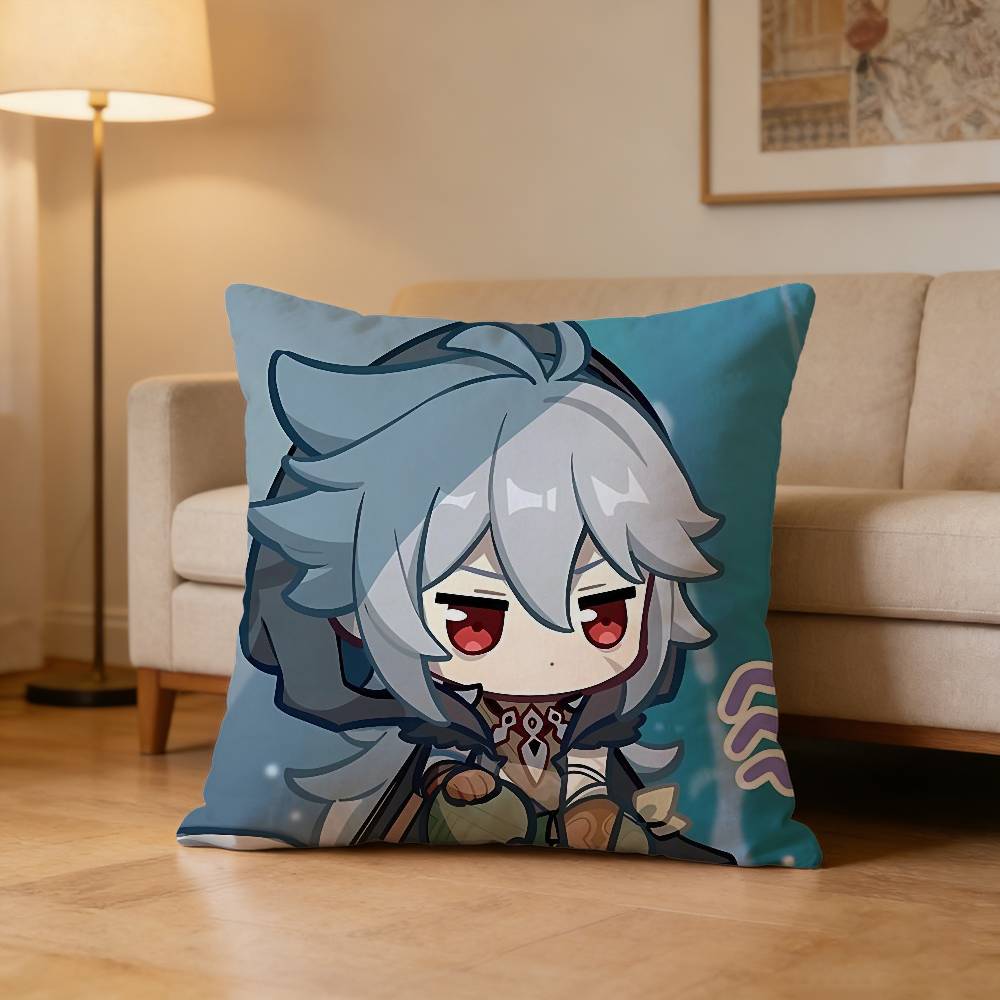 Razor Genshin Game I-Impact Pillow Case Cushion Cover Throw Pillow Case For Car Sofa
