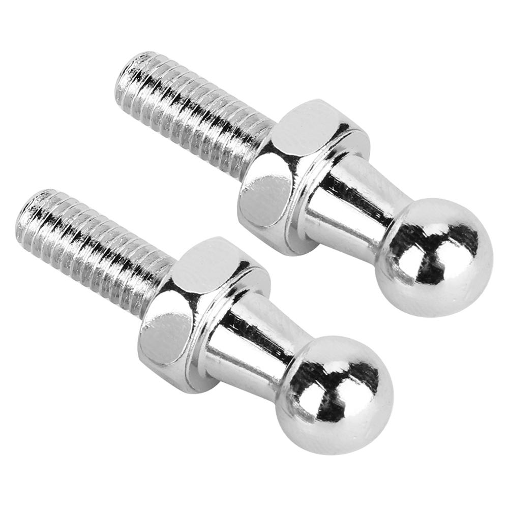 2ks CNC hliníková slitina kulový čep šroub pro plynové vzpěry kulový konec kapota