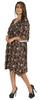 Moomaya Womens Short Kaftan Cover Up Night Dress Kaftan Gown Kimono