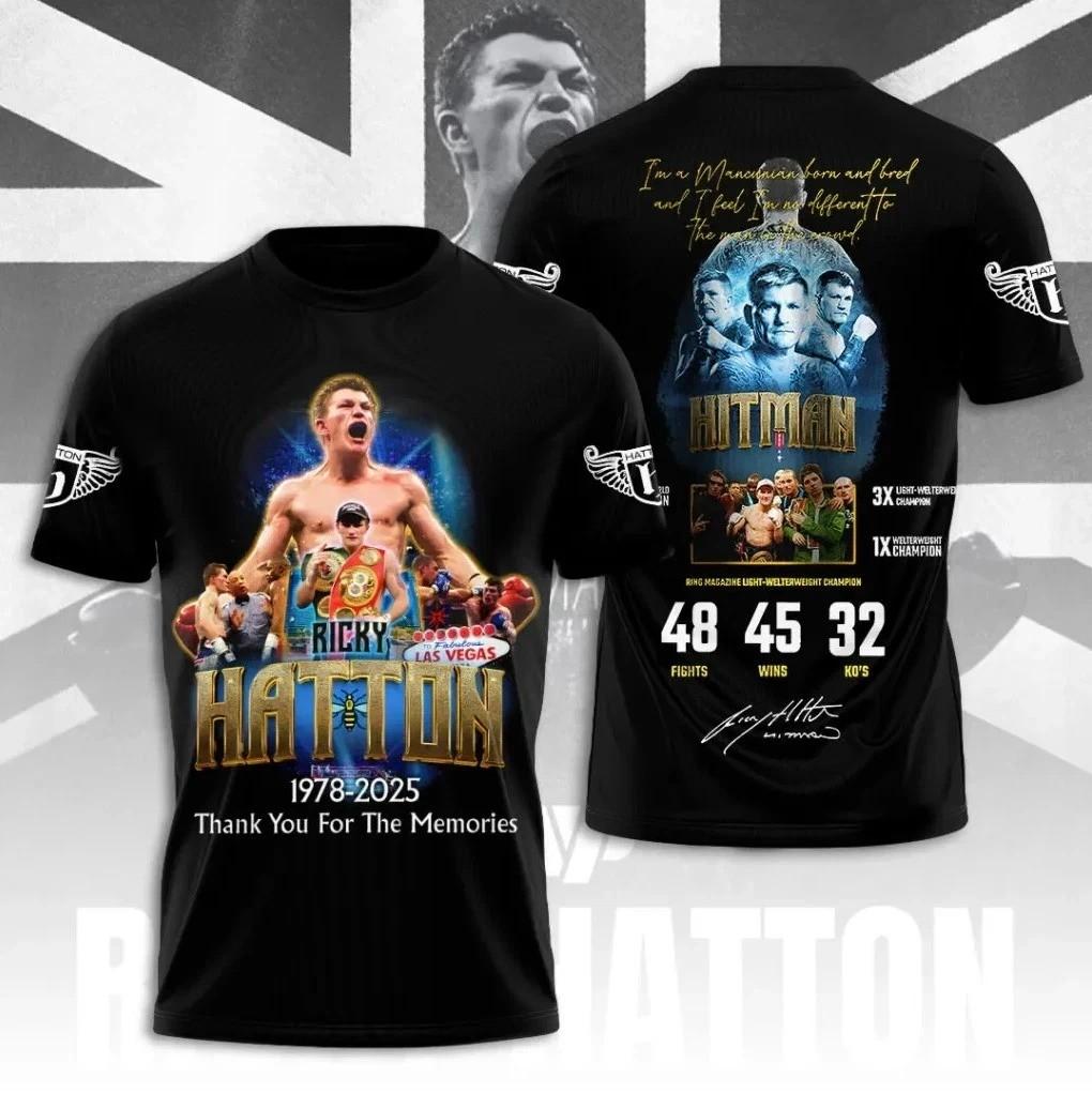 Ricky Hatton 1978-2026 Thank You For The Memories AOP 3D T-Shirt PP3D210 M