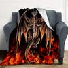 Dragon Fire Flannel Blanket Throw Blanket Soft Warm Sofa Bed Camping Home Decor Unique Christmas Gift Cs92249