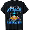 Ready To Attack Kindergarten Shark First Day Of School Boys T-Shirt