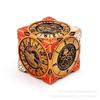 Dice Set, Antique Gold with Box for Tabletop Games and Board Games