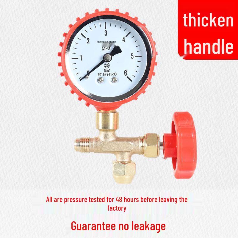 60kg Air Conditioner Tool Set with High/Low Pressure Gauges for Refrigerant Charging